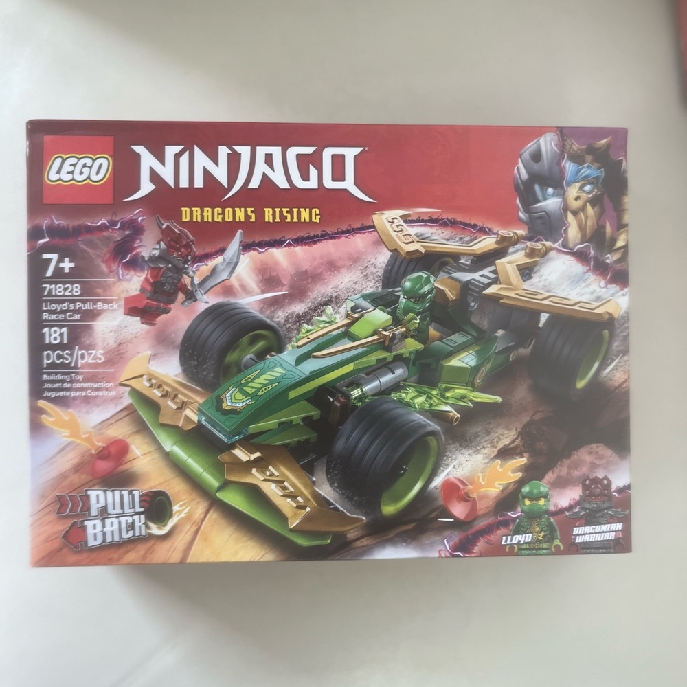 LEGO NINJAGO 71828 Lloyd's Pullback Race Car / NEW